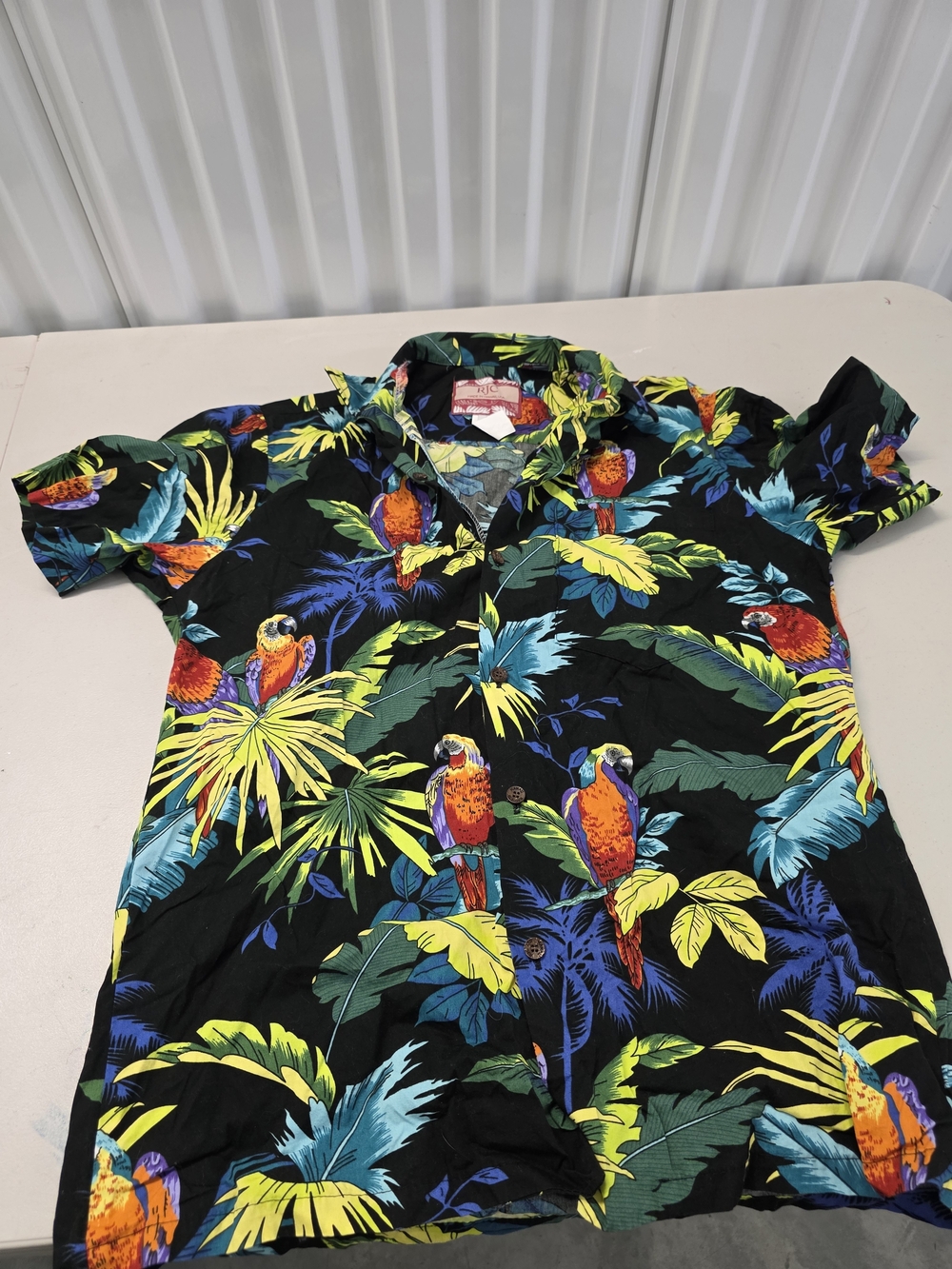 RJC Hawaiian Shirt Made In USA Men's Size Small